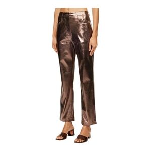NWT Amy Lynn Metallic Brown Women's Pants Size M